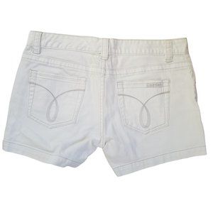 Calvin Klein White Jean Shorts